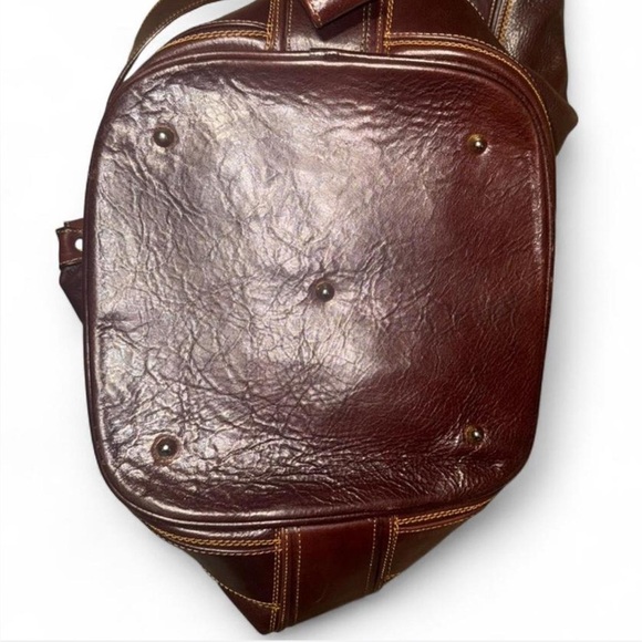 MARINO ORLANDI Bucket Bag Leather Handbag. - Picture 8 of 9